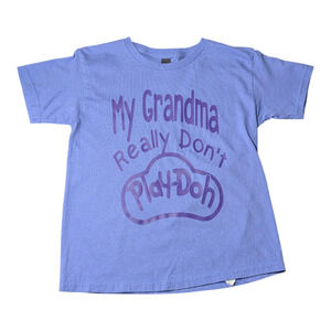 Gilden - Tee "My Grandma Really Don't Play-Doh"-Size S - Purple-New without tag